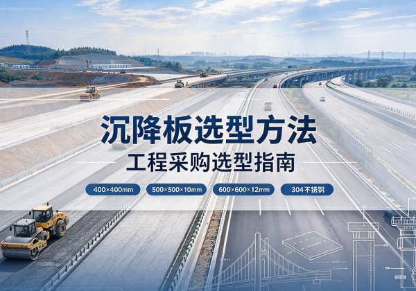 澧县沉降板选择方法